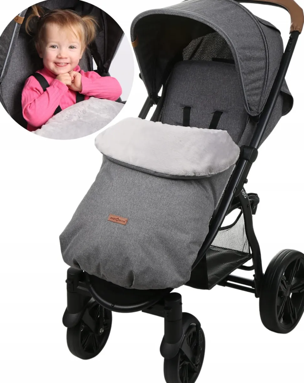 Śpiworek do wózka spacerowego spacerówki nieprzemakalny uniwersalny Babymam