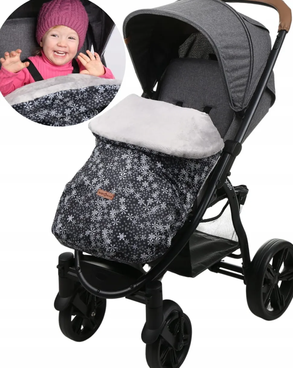Śpiworek do wózka spacerowego spacerówki nieprzemakalny uniwersalny Babymam