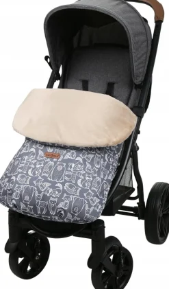 Śpiworek do wózka spacerowego spacerówki nieprzemakalny uniwersalny Babymam
