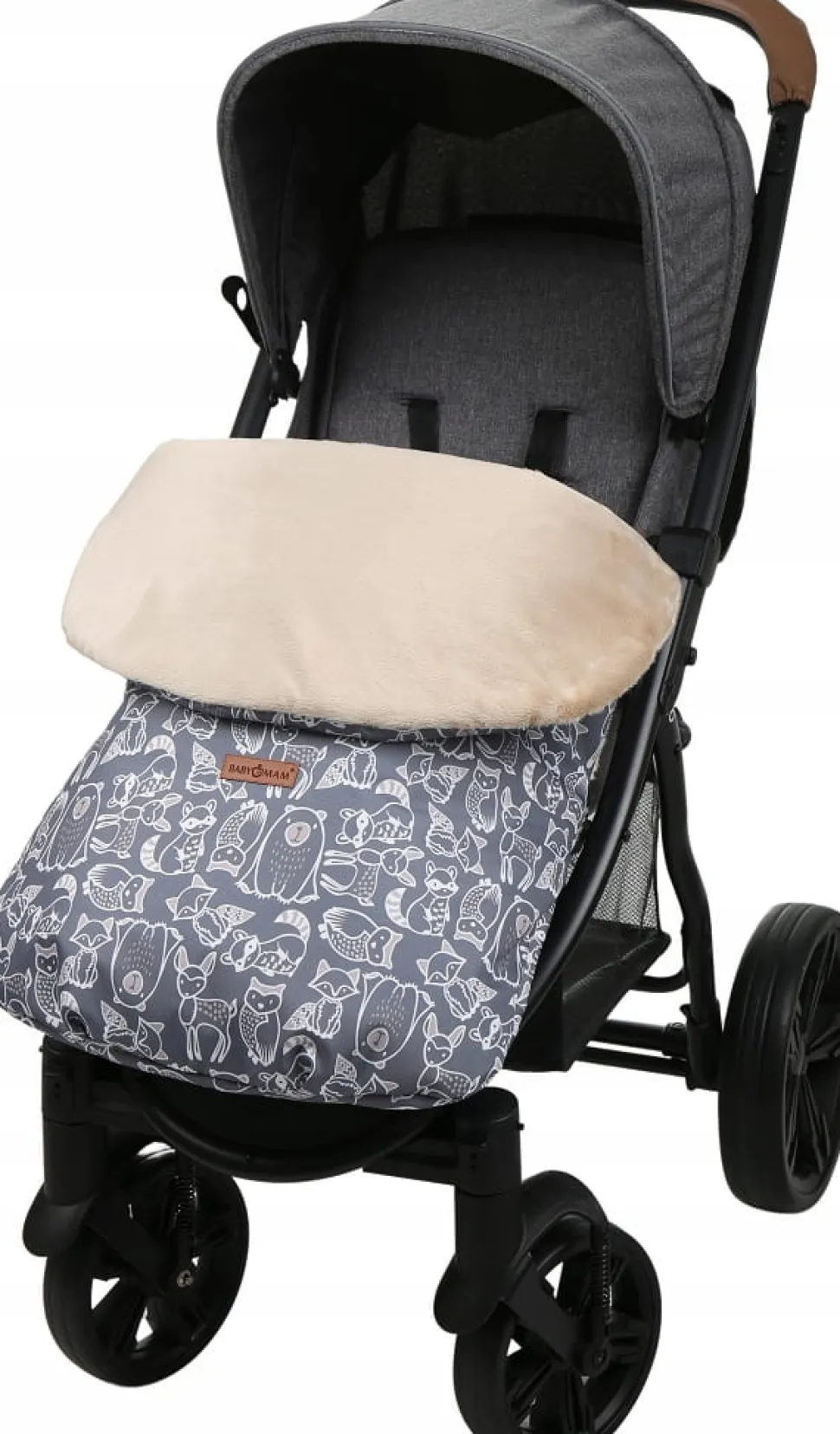 Śpiworek do wózka spacerowego spacerówki nieprzemakalny uniwersalny Babymam