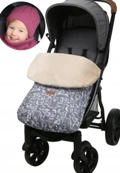 Śpiworek do wózka spacerowego spacerówki nieprzemakalny uniwersalny Babymam