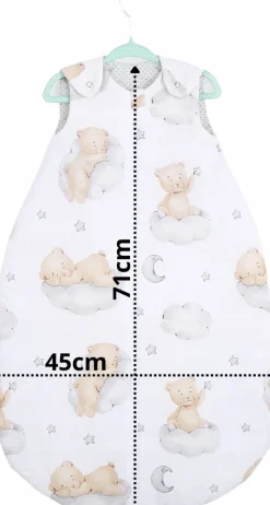Śpiworek niemowlęcy do spania dream bawełna 100% regulowany Babymam