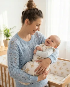 Śpiworek niemowlęcy do spania dream bawełna 100% regulowany Babymam