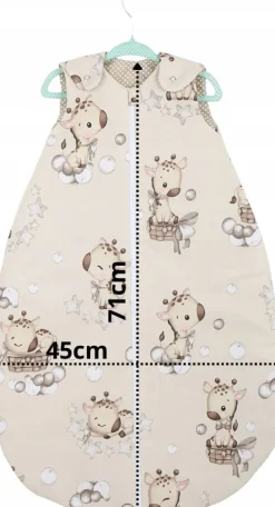 Śpiworek niemowlęcy do spania dream bawełna 100% regulowany Babymam
