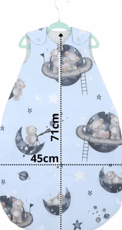Śpiworek niemowlęcy do spania dream bawełna 100% regulowany Babymam