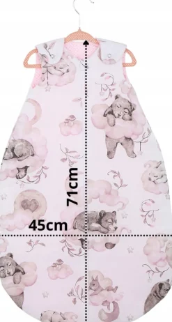 Śpiworek niemowlęcy do spania dream bawełna 100% regulowany Babymam