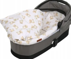 Pościel 80x70 do kołyski wózka 2 elementy Babymam