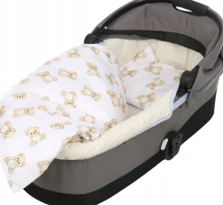 Pościel 80x70 do kołyski wózka 2 elementy Babymam