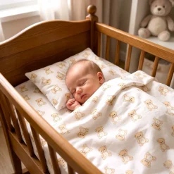 Pościel 80x70 do kołyski wózka 2 elementy Babymam