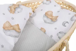 Pościel 80x70 do kołyski wózka 2 elementy Babymam