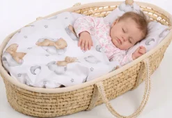 Pościel 80x70 do kołyski wózka 2 elementy Babymam