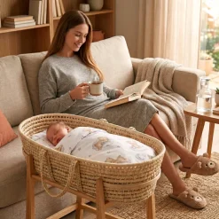 Pościel 80x70 do kołyski wózka 2 elementy Babymam