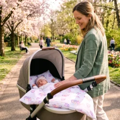 Pościel 80x70 do kołyski wózka 2 elementy Babymam