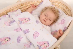 Pościel 80x70 do kołyski wózka 2 elementy Babymam