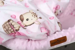 Pościel 80x70 do kołyski wózka 2 elementy Babymam