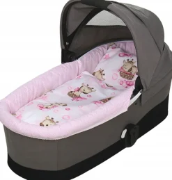 Pościel 80x70 do kołyski wózka 2 elementy Babymam