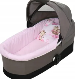 Pościel 80x70 do kołyski wózka 2 elementy Babymam