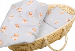 Pościel 80x70 do kołyski wózka 2 elementy Babymam