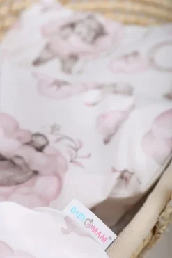 Pościel 80x70 do kołyski wózka 2 elementy Babymam