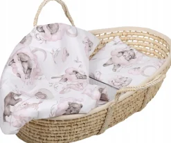 Pościel 80x70 do kołyski wózka 2 elementy Babymam