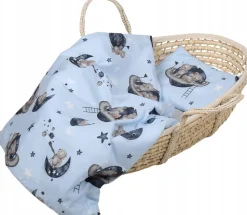 Pościel 80x70 do kołyski wózka 2 elementy Babymam