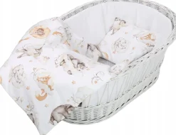 Pościel 80x70 do kołyski wózka 2 elementy Babymam