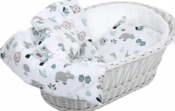 Pościel 80x70 do kołyski wózka 2 elementy Babymam