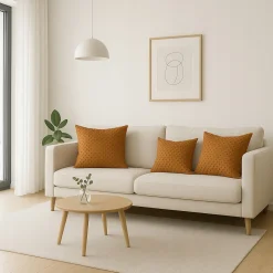 Poduszka dekoracyjna HOME 48x48 cm ozdobna wkład + poszewka