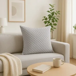 Poduszka dekoracyjna HOME 48x48 cm ozdobna wkład + poszewka