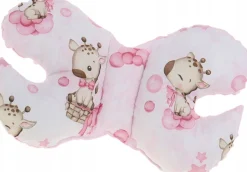 Poduszka motylek do wózka podróżna antywstrząsowa minky Babymam