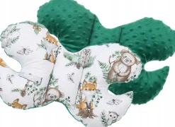 Poduszka motylek do wózka podróżna antywstrząsowa minky Babymam