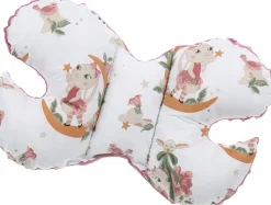 Poduszka motylek do wózka podróżna antywstrząsowa minky Babymam