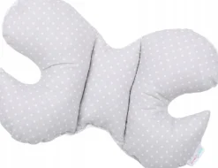 Poduszka motylek do wózka podróżna antywstrząsowa minky Babymam