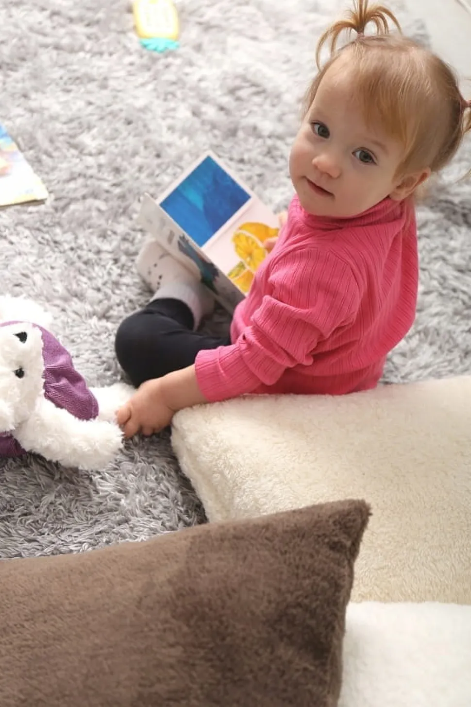 Poszewka na poduszkę jasiek 40x40 cm plusz dekoracyjna premium Babymam