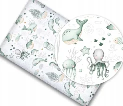 Prześcieradło bawełna materiałowe 160x80 Babymam