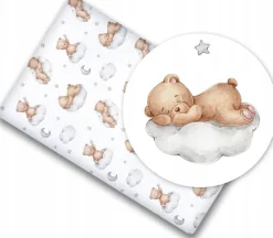Prześcieradło bawełna materiałowe 160x80 Babymam