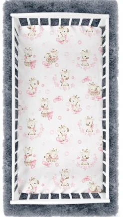 Prześcieradło bawełna materiałowe 160x80 Babymam
