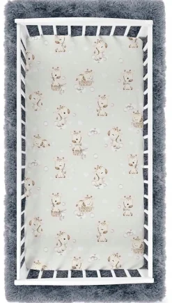 Prześcieradło bawełna materiałowe 160x80 Babymam