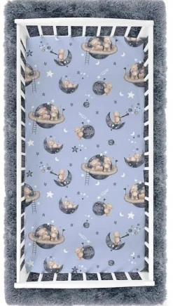 Prześcieradło bawełna materiałowe 160x80 Babymam