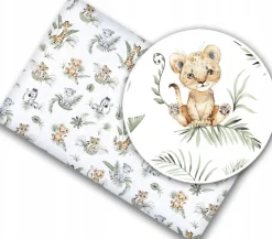 Prześcieradło bawełna materiałowe 160x80 Babymam