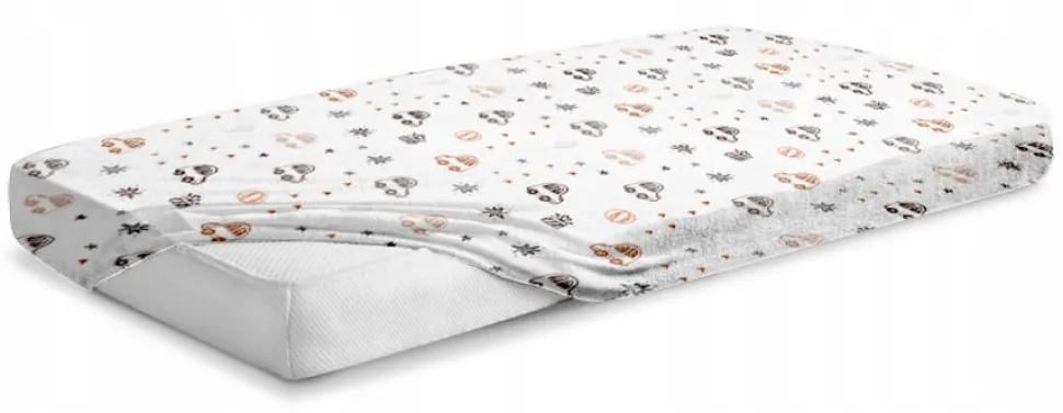 Prześcieradło bawełna materiałowe 140x70 Babymam