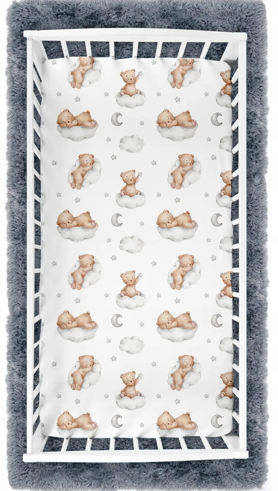 Prześcieradło bawełna materiałowe 140x70 Babymam