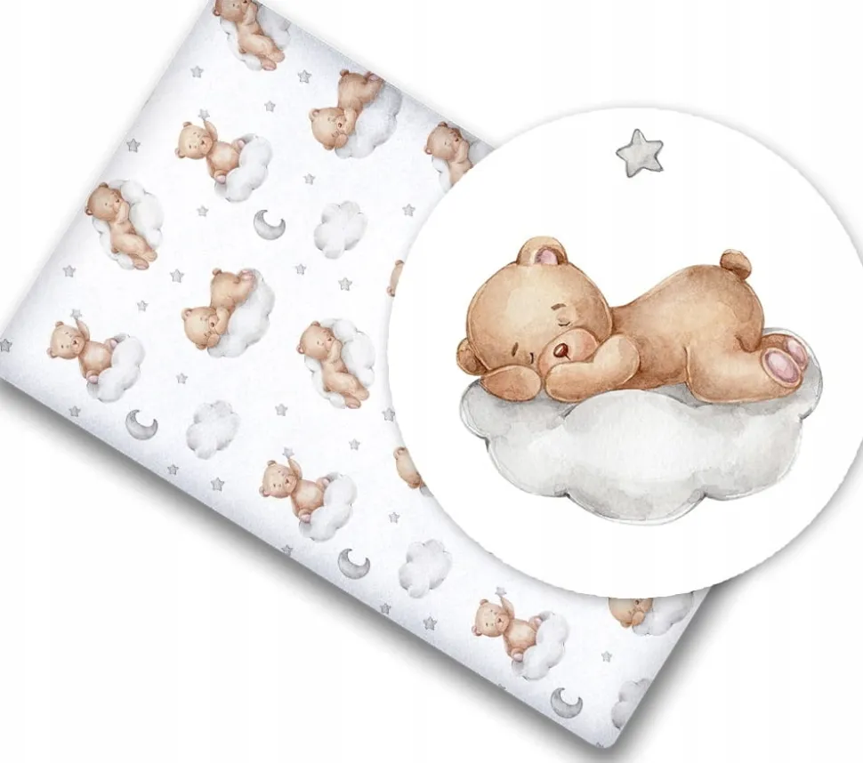Prześcieradło bawełna materiałowe 140x70 Babymam