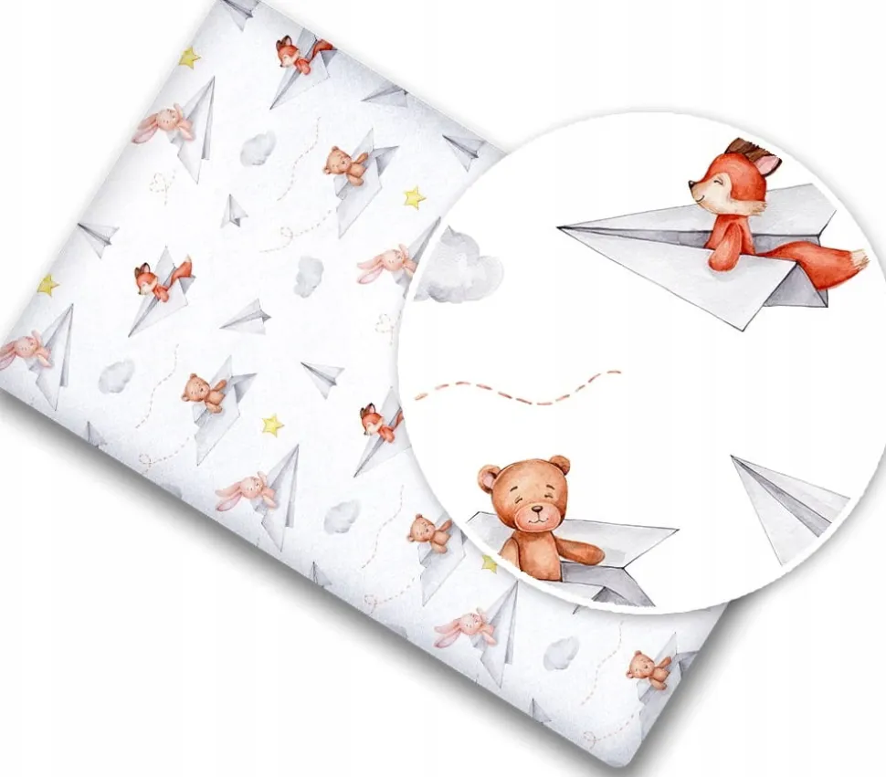 Prześcieradło bawełna materiałowe 140x70 Babymam