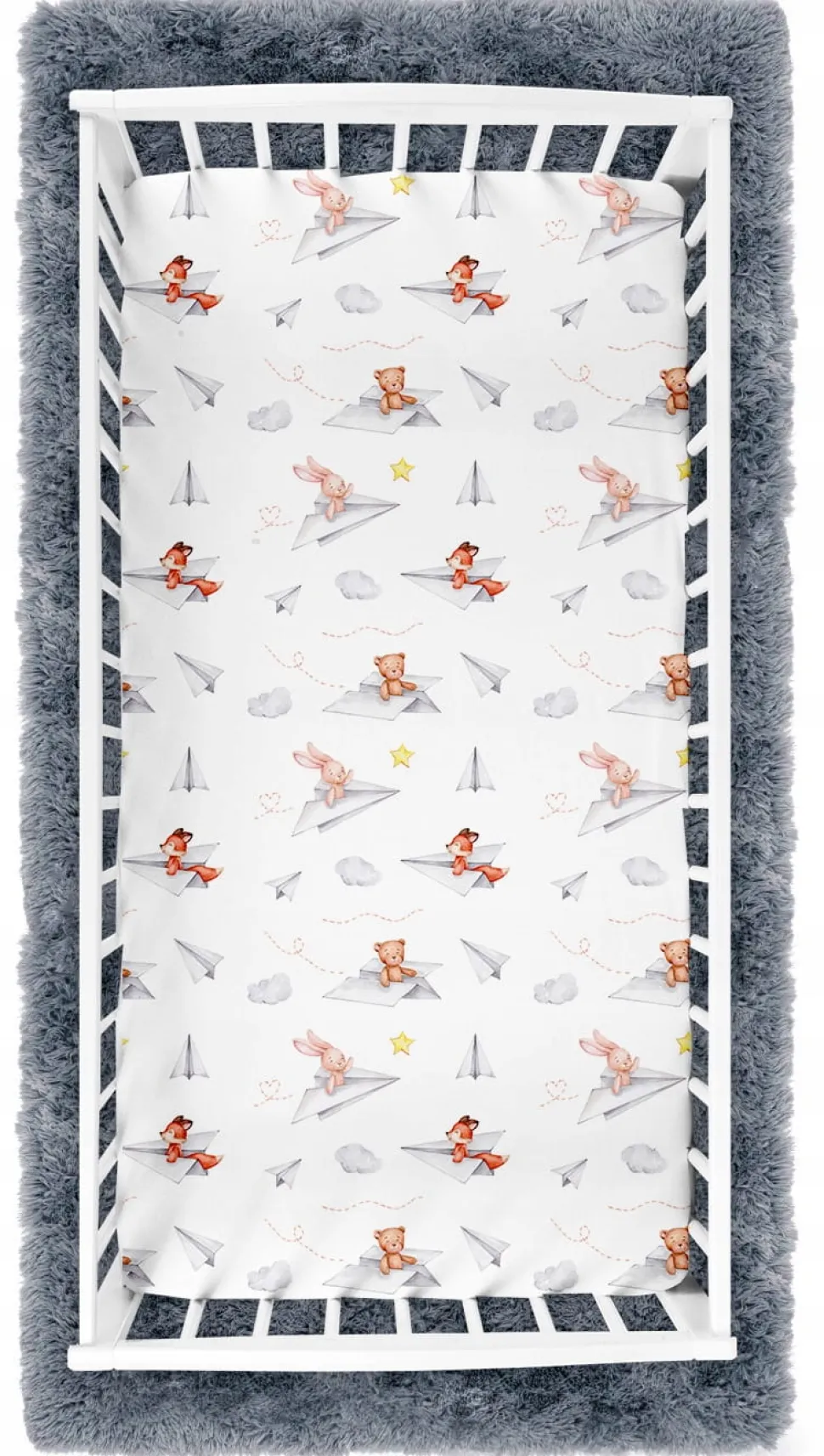 Prześcieradło bawełna materiałowe 140x70 Babymam