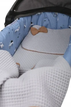 Prześcieradło do gondoli wózka kołyski bawełna Babymam