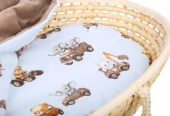 Prześcieradło do gondoli wózka kołyski bawełna Babymam