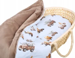 Prześcieradło do gondoli wózka kołyski bawełna Babymam