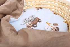 Prześcieradło do gondoli wózka kołyski bawełna Babymam