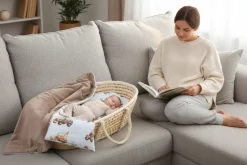 Prześcieradło do gondoli wózka kołyski bawełna Babymam